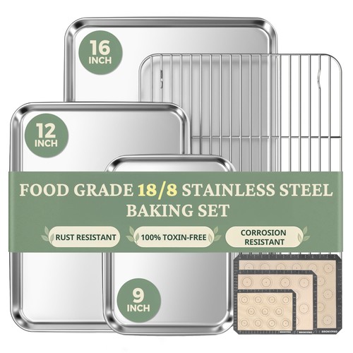 Stainless steel baking - 18/8,