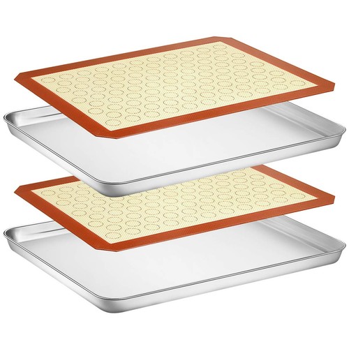 Baking sheet pan with silicone - sheet,