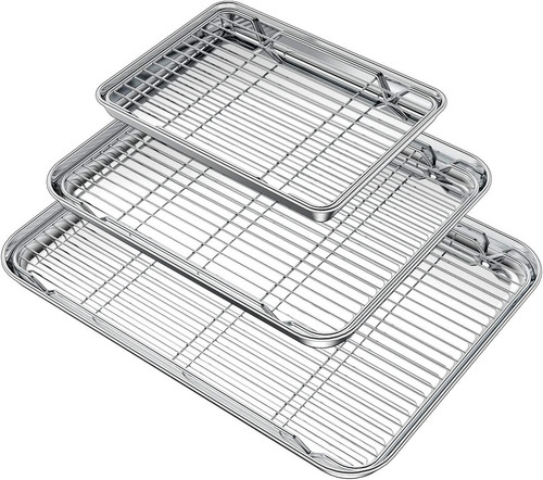Stainless steel baking sheet - stainless,