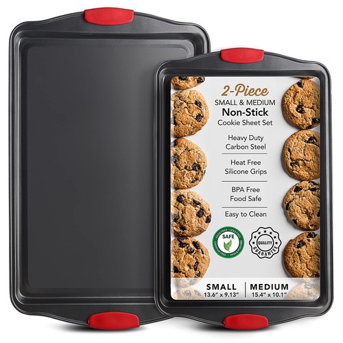 Pcs baking sheet set pans - 2,