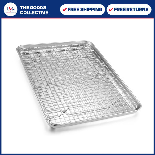 Half baking sheet - half, with
